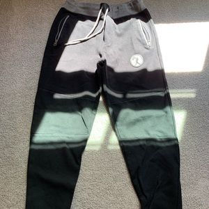 Baseballism Black and Grey Logo Sweatpants